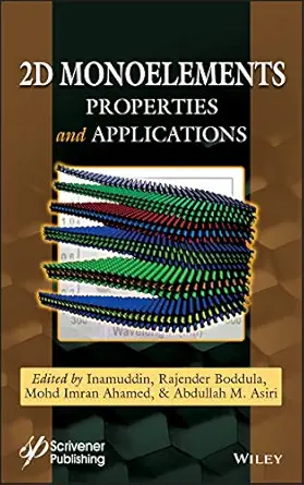 monoelements properties and applications 1st edition inamuddin ,rajender boddula ,mohd imran ahamed ,abdullah