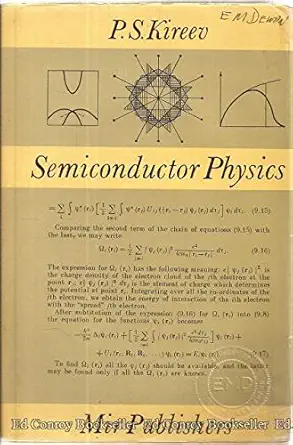 semiconductor physics 1st edition p s kireev 0714712329, 978-0714712321