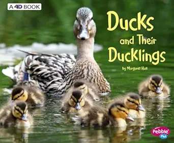 ducks and their ducklings a 4d book 1st edition margaret hall 1543508359, 978-1543508352