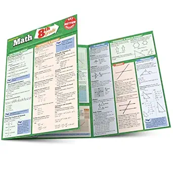 math 8th grade 1st edition inc barcharts 1423225139, 978-1423225133