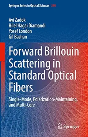 forward brillouin scattering in standard optical fibers single mode polarization maintaining and multi core