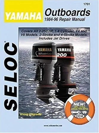 yamaha outboards 1984a 1996 2 and 4 stroke 1st edition seloc 0893300640, 978-0893300647