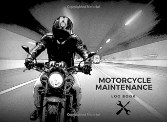 motorcycle maintenance log book repair log book journal 8 25 x 6 record book for motorcycles 1st edition