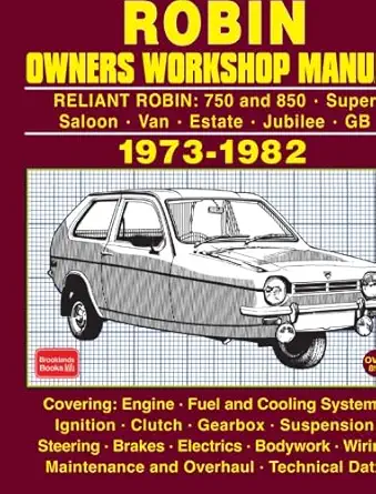 reliant robin 1973 1982 owners workshop manual 1st edition autobooks ltd 1783181311, 978-1783181315