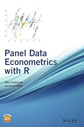 panel data econometrics with r 1st edition yves croissant ,giovanni millo 1118949161, 978-1118949160