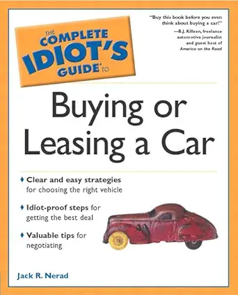 the complete idiots guide to buying or leasing a car 1st edition jack r nerad 0028612744, 978-0028612744