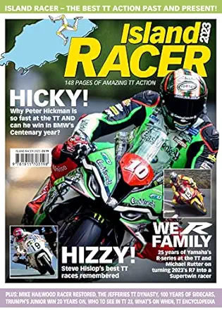 island racer 2023 island racer the best tt action past and present 1st edition bertie simonds ,bertie
