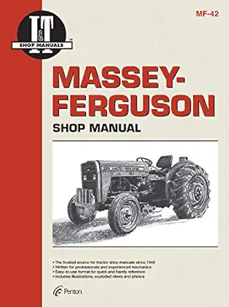 massey ferguson shop manual models mf230 mf 235 mf240 + 1st edition penton staff 0872884112, 978-0872884113