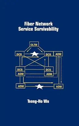 fiber network service survivability 1st edition tsong ho wu 0890064695, 978-0890064696