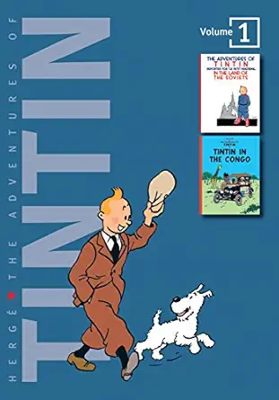 the adventures of tintin vol 1 tintin in the land of the soviets / tintin in the congo 1st edition herge