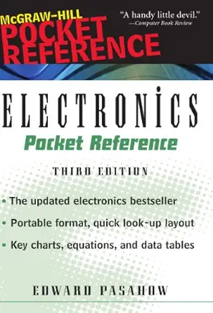 electronics pocket reference 1st edition edward pasahow 0071347003, 978-0071347006