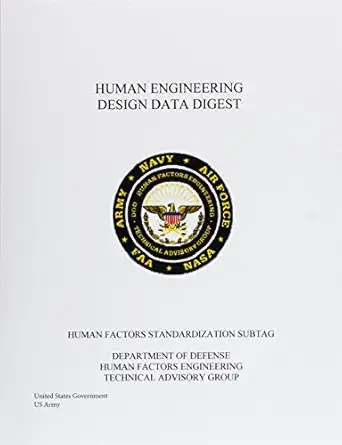 human engineering design data digest human factors standardization subtag 1st edition united states