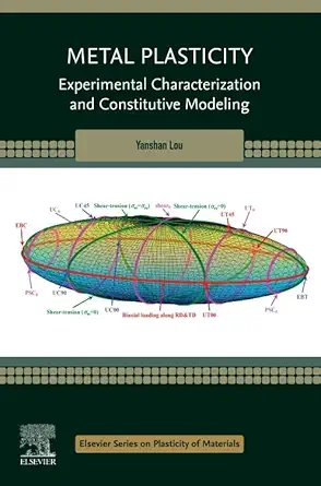 metal plasticity experimental characterization and constitutive modeling 1st edition yanshan lou 0443455090,