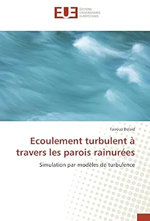 ecoulement turbulent a travers les parois rainuraes simulation par moda les de turbulence 1st edition fairouz