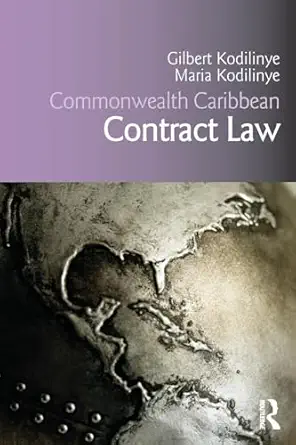 commonwealth caribbean contract law 1st edition gilbert kodilinye ,maria kodilinye 0415538726, 978-0415538725