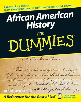 african american history for dummies 1st edition ronda racha penrice 0764554697, 978-0764554698