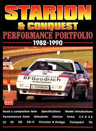 starion and conquest performance portfolio 1982 90 1st edition r m clarke 1855205718, 978-1855205710