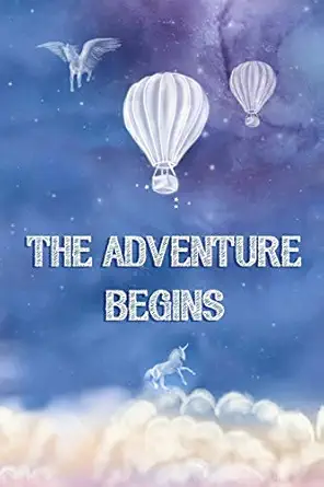 the adventure begins adventure journal child diary sky blue celestial cover 1st edition little adventurer