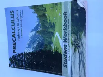 precalculus a problem solving approach pathways to calculus pathways to calculus 1st edition marilyn p