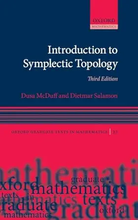 introduction to symplectic topology 1st edition dusa mcduff ,dietmar salamon 0198794894, 978-0198794899