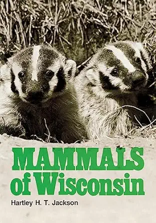 mammals of wisconsin 1st edition hartley h t jackson 0299021505, 978-0299021504