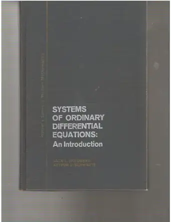 systems of ordinary differential equations an introduction 1st edition jack l goldberg 0060423846,