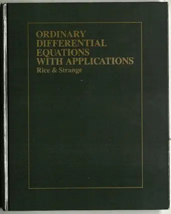 ordinary differential equations with applications 1st edition bernard j rice ,jerry d strange 0534063667,