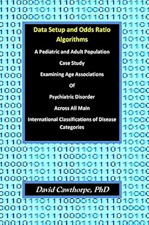 data setup and odds ratio algorithms a pediatric and adult population case study examining age associations