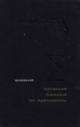 advanced calculus for applications 1st edition francis hildebrand 0130111635, 978-0130111630
