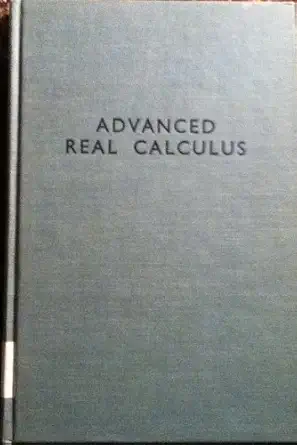 advanced real calculus 1st edition kenneth s miller 0060444908, 978-0060444907