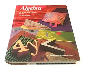 algebra structure and method book 1 1st edition richard g brown ,mary p dolciani ,robert h sorgenfrey