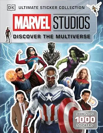marvel studios discover the multiverse ultimate sticker collection more than 1000 stickers 1st edition dk