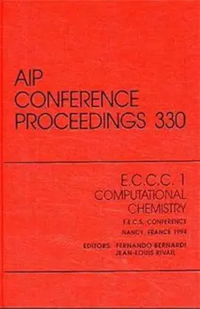 computational chemistry f e c s conference proceedings of a conference held at the university henri poincare