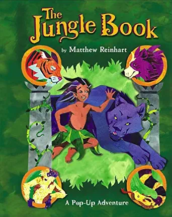 the jungle book a pop up adventure 1st edition matthew reinhart 1416918248, 978-1416918240