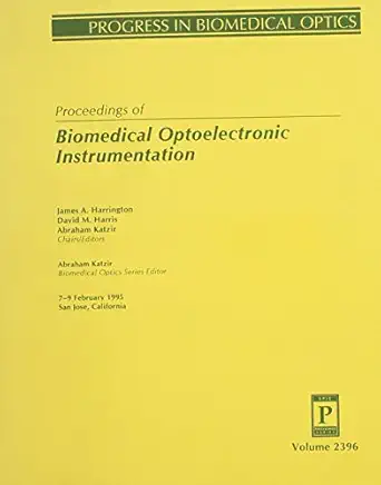biomedical optoelectronic instrumentation 1st edition abraham katzir ,james a harrington ,david m harris