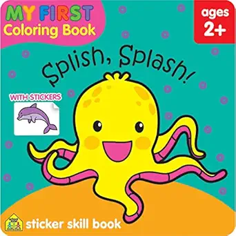 my first coloring book splish splash splish splash 1st edition flintas publishing ,school zone 1601598793,