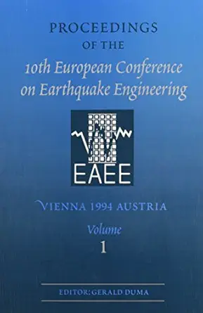 proceedings 10th european conference on earthquake engineering four volumes 1st edition gerald duma