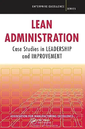 lean administration 1st edition ame association for 1138438871, 978-1138438873