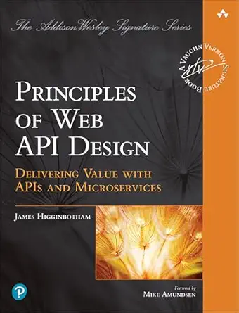 principles of web api design delivering value with apis and microservices 1st edition james higginbotham