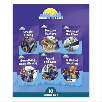 phonic books hidden in paris decodeable books for catch up 1st edition phonic books 074408976x, 978-0744089769