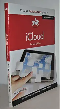 icloud visual quickstart guide 1st edition tom negrino negrino 0321888960, 978-0321888969