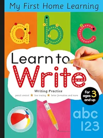 learn to write letter tracing and writing practice pencil control line tracing letter formation and more for