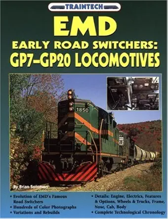 emd early road switchers gp7 gp20 locomotives 1st edition brian solomon 1580070965, 978-1580070966