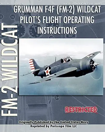 grumman f4f wildcat pilots flight operating instructions 1st edition united states navy 1935327984,