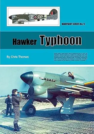 warpaint hawker typhoon 1st edition chris thomas 1739219090, 978-1739219093