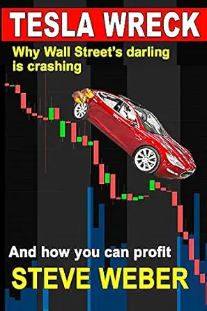 tesla wreck why wall streets darling is crashing and how you can profit 1st edition steve weber 1936560038,