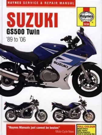 haynes suzuki gs500 twin 89 to 06 service and repair manual 1st edition matthew coombs ,phil mather