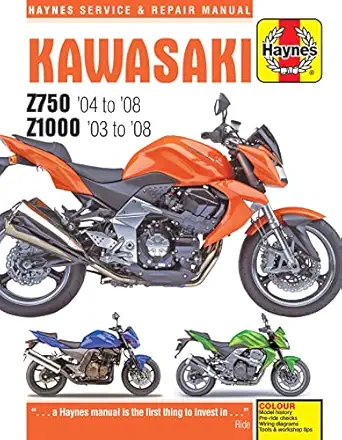 kawasaki z750 and z1000 03 08 1st edition haynes publishing 1785213431, 978-1785213434
