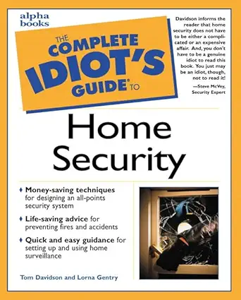 the complete idiots guide to home security 1st edition lorna gentry 0028639510, 978-0028639512
