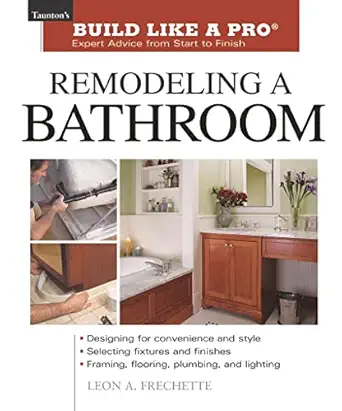 remodeling a bathroom 1st edition leon a frechette 1561586218, 978-1561586219
